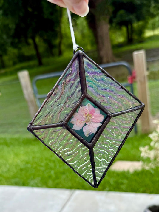 Pressed Flower Suncatcher
